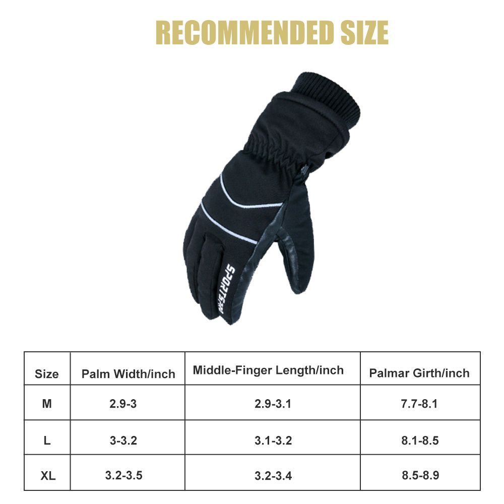 Snow   Ski Full-finger Touchscreen Winter Gloves Waterproof
