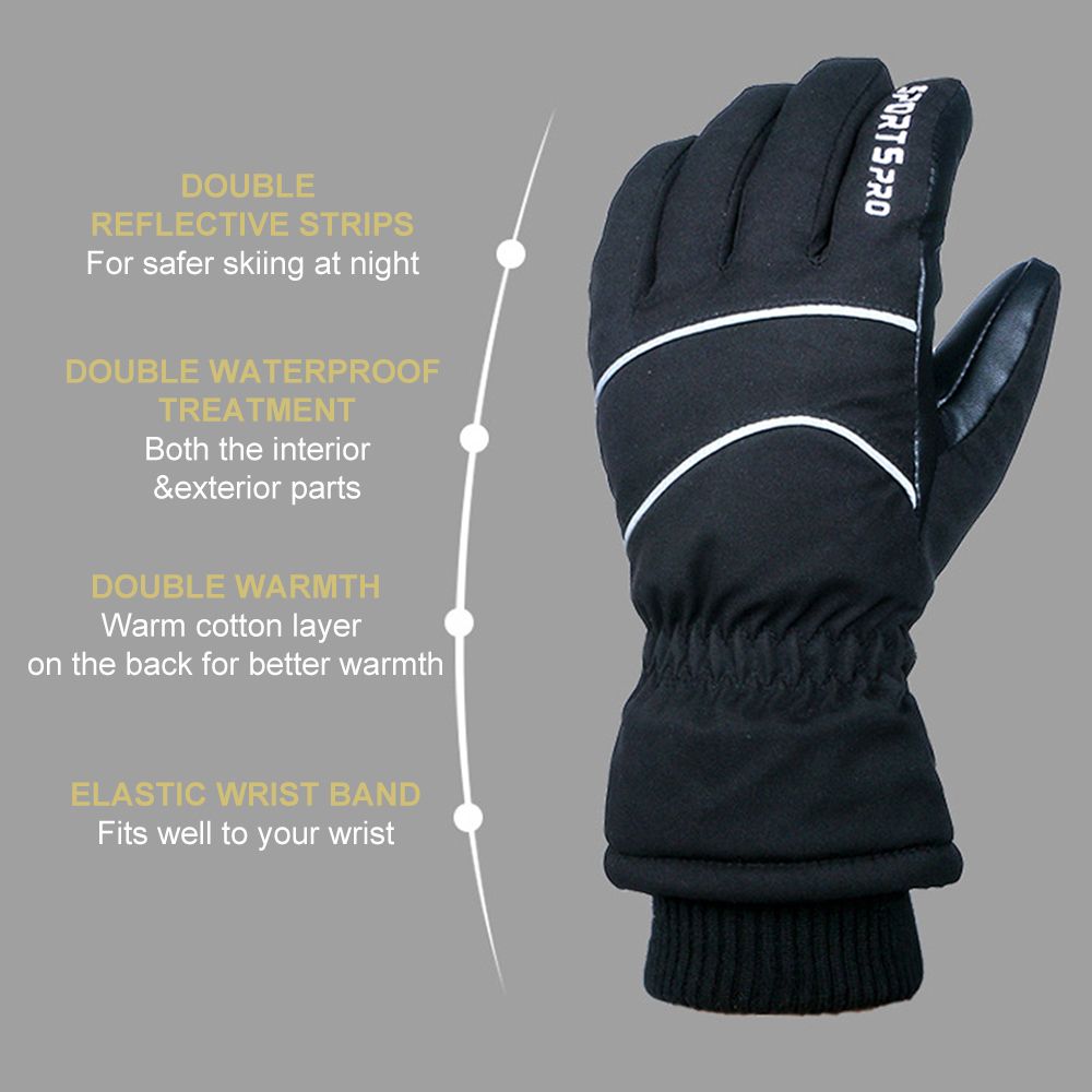 Snow   Ski Full-finger Touchscreen Winter Gloves Waterproof