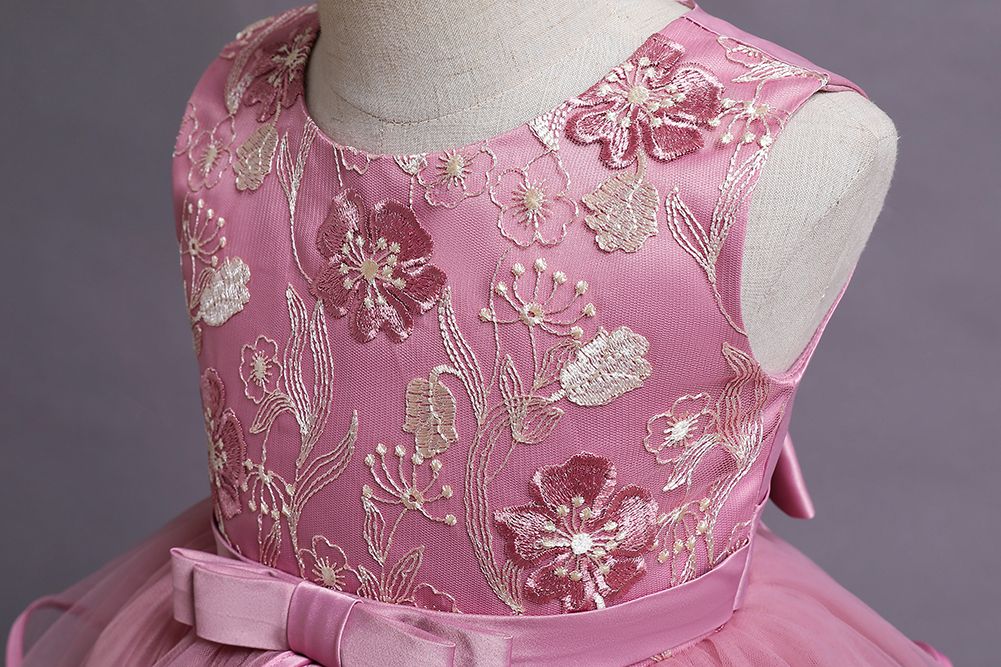 Girl Children Kids Dinner Party Princess Dress Ball Gown