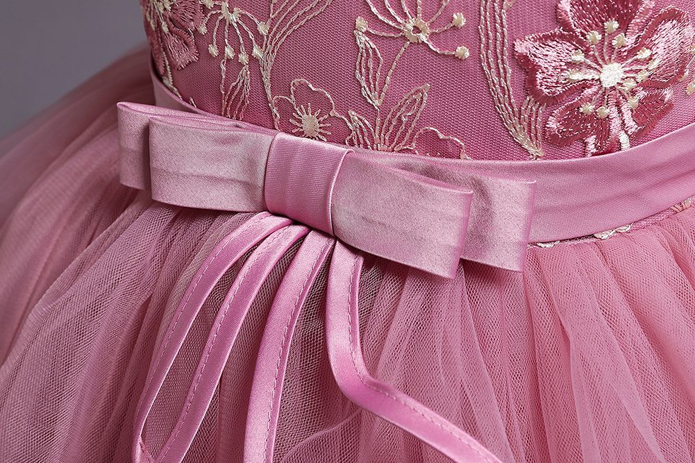 Girl Children Kids Dinner Party Princess Dress Ball Gown