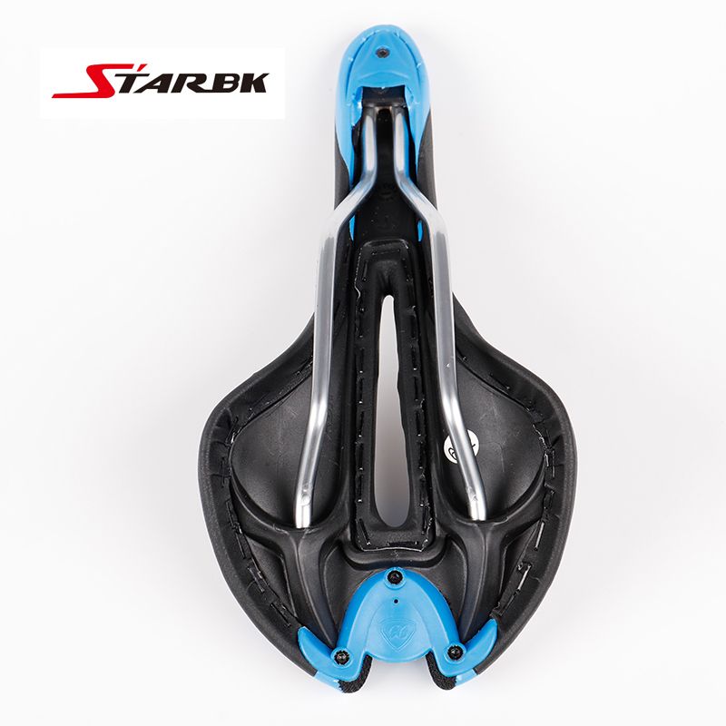STARBK 300g Hollow Design Bike Saddle Mountain Road Bike MTB Front Seat Cushion CR-MO Bow Comfy Durable Bicycle Parts