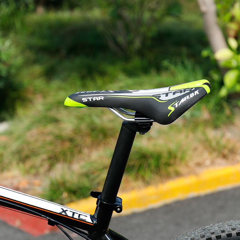 STARBK 300g Hollow Design Bike Saddle Mountain Road Bike MTB Front Seat Cushion CR-MO Bow Comfy Durable Bicycle Parts