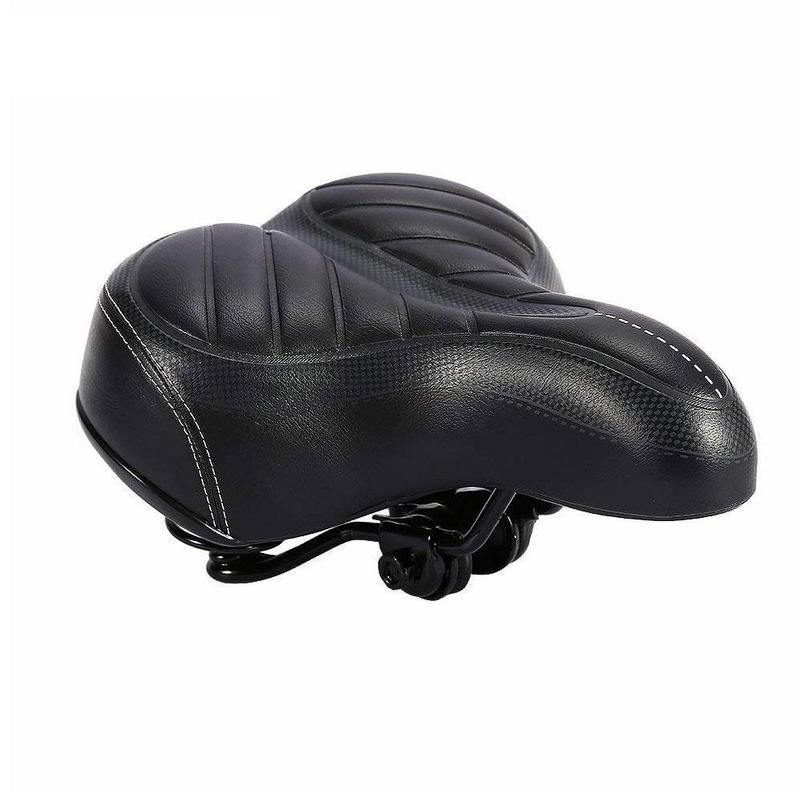 Comfortable Wide Large Bicycle  Cruiser Extra Sporty Soft Pad Saddle Seat Suitable For Any Type Of Bicycle
