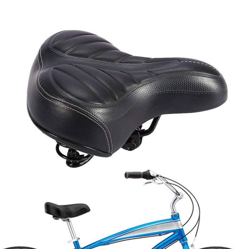 Comfortable Wide Large Bicycle  Cruiser Extra Sporty Soft Pad Saddle Seat Suitable For Any Type Of Bicycle