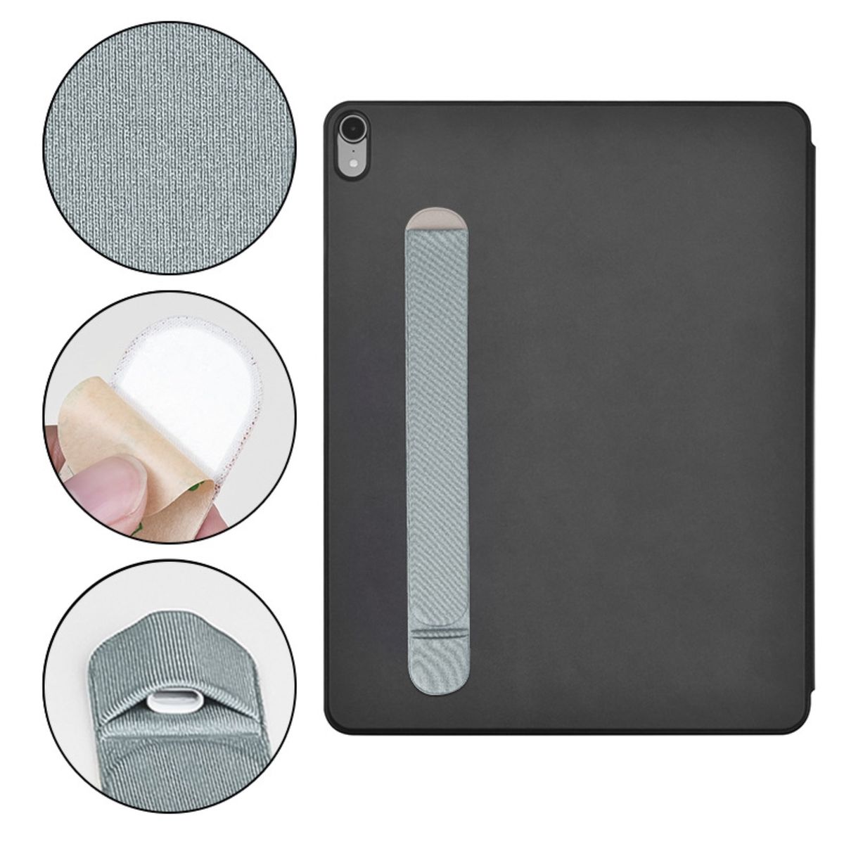 1PC Faux Leather Adhesive Protective Case For Samsung