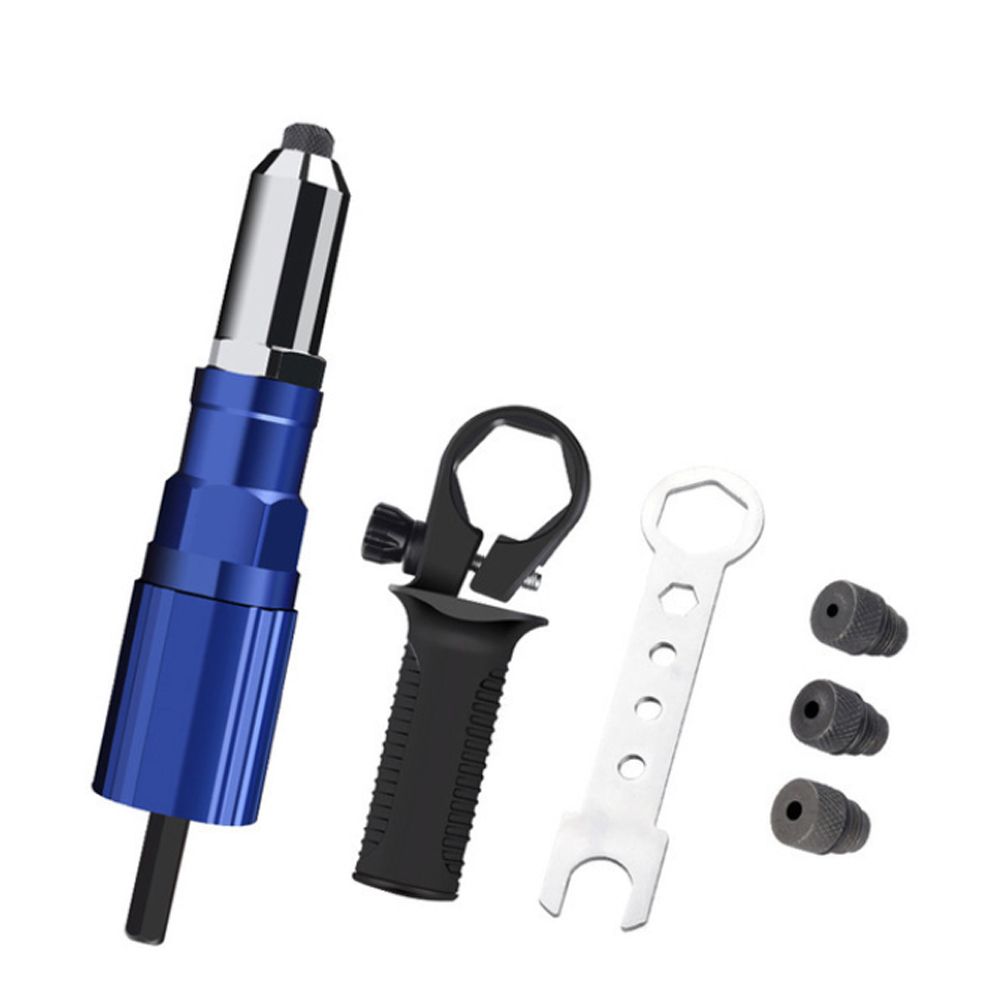 Electric Rivet Gun Easily Carrying Lightweight Tool Rivet Nut Gun Drill Adapter Cordless Riveting Tool Insert Nut Pull Rivet