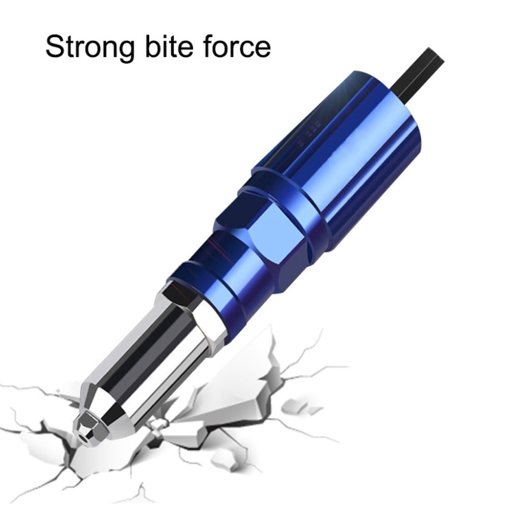 Electric Rivet Gun Easily Carrying Lightweight Tool Rivet Nut Gun Drill Adapter Cordless Riveting Tool Insert Nut Pull Rivet