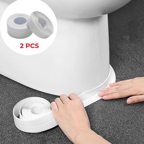 2pcs Bathroom Shower Sink Sealing Adhesive Strip Tape