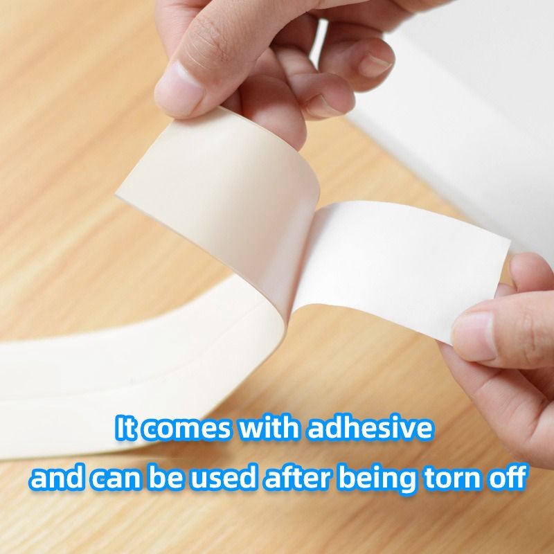 2pcs Bathroom Shower Sink Sealing Adhesive Strip Tape