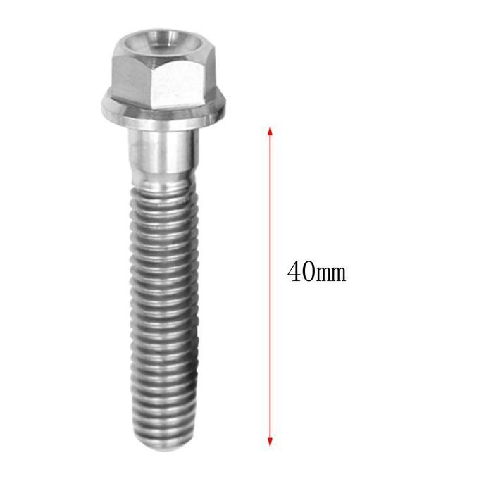 2-3pack M6 Titanium  Head Flange  Fastener M6 X 10-65 M6 X 40