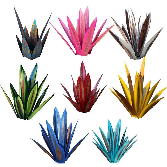 27 M Iron Art Tequila Plant Ornament DIY's De Oration  Reative Iron Ornament-green