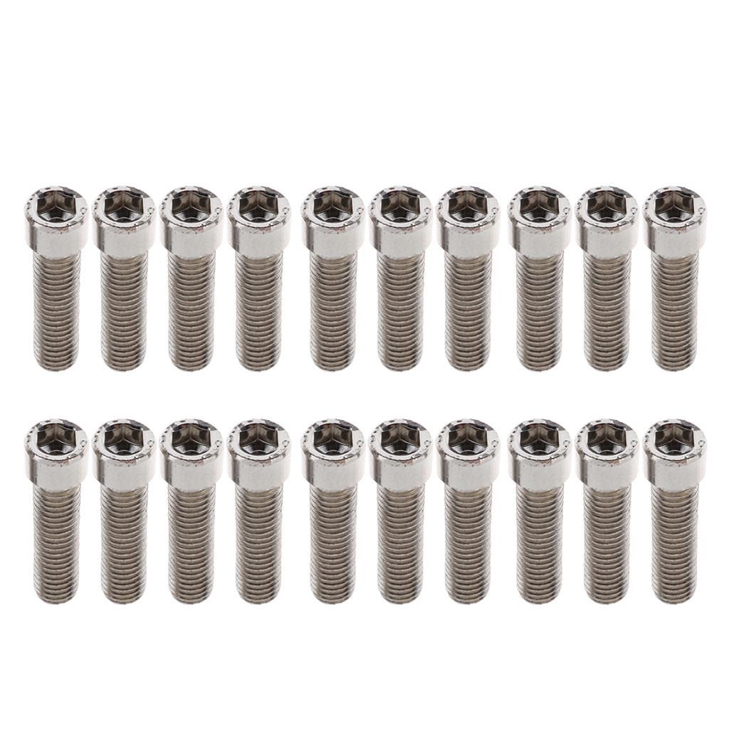 M6*20 M8*30 Hexagon  Screws Bolts Steel 20 PCS