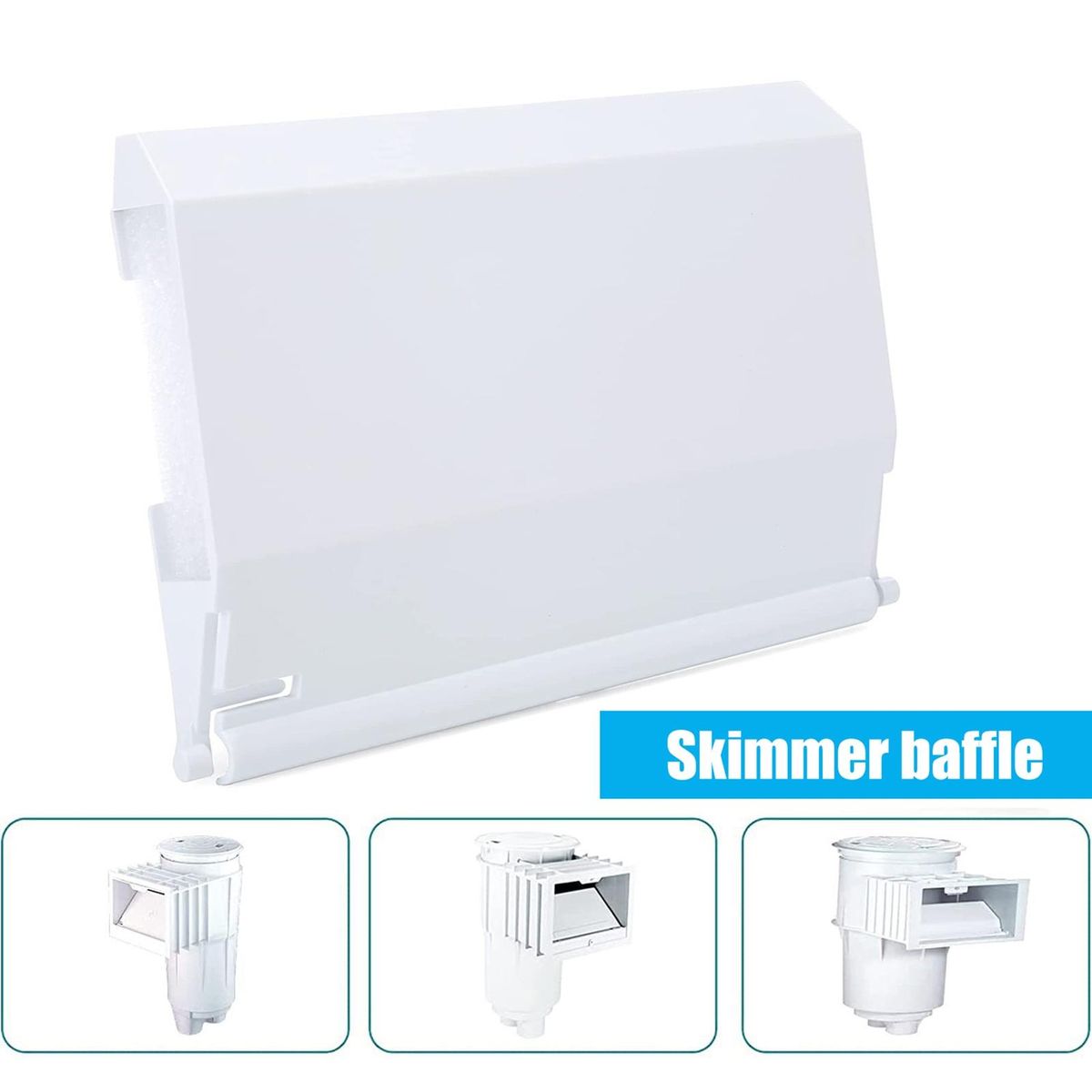 Universal Pool Skimmer Weir Door with Multiple Sp Models for Efficient White