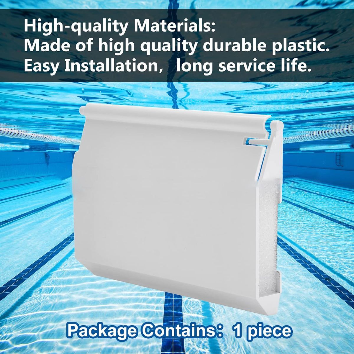Universal Pool Skimmer Weir Door with Multiple Sp Models for Efficient White