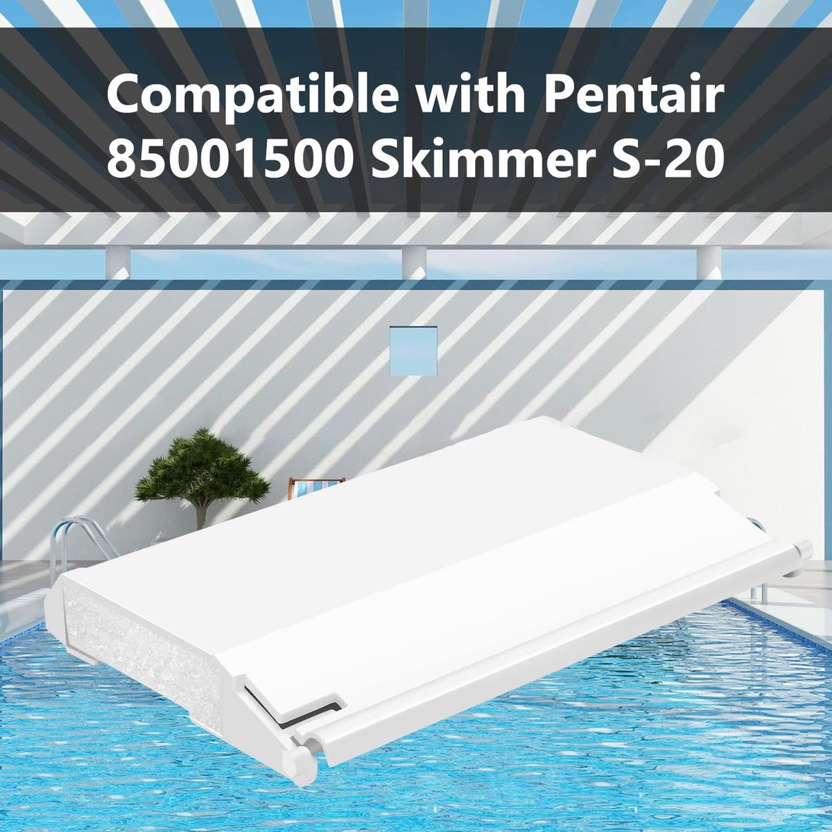 Universal Pool Skimmer Weir Door with Multiple Sp Models for Efficient White