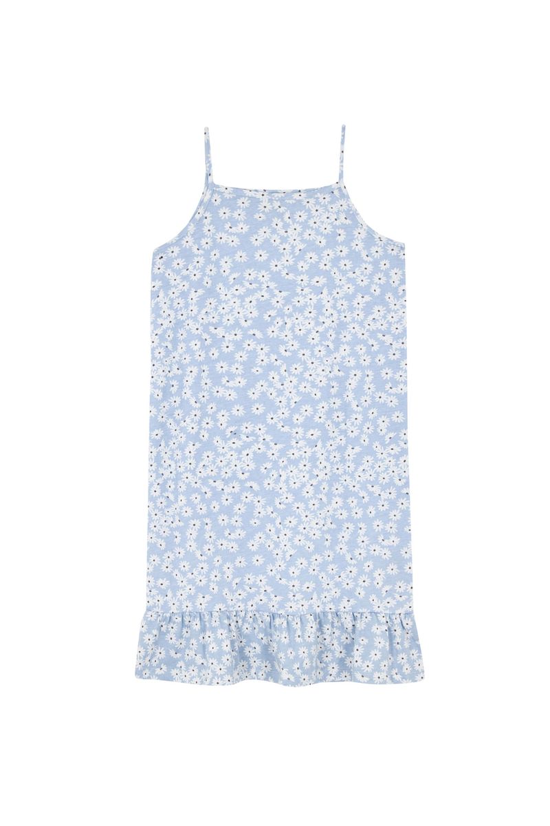Girl Homewear Regular Fit Short Sleeve Dress -Blue