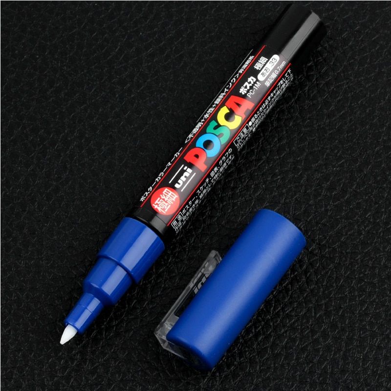 Propylene 12 8 Colors Mitsubishi Posca PC-1M Paint Marker-