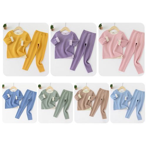 De Rong Children's Thermal Underwear Without Trace