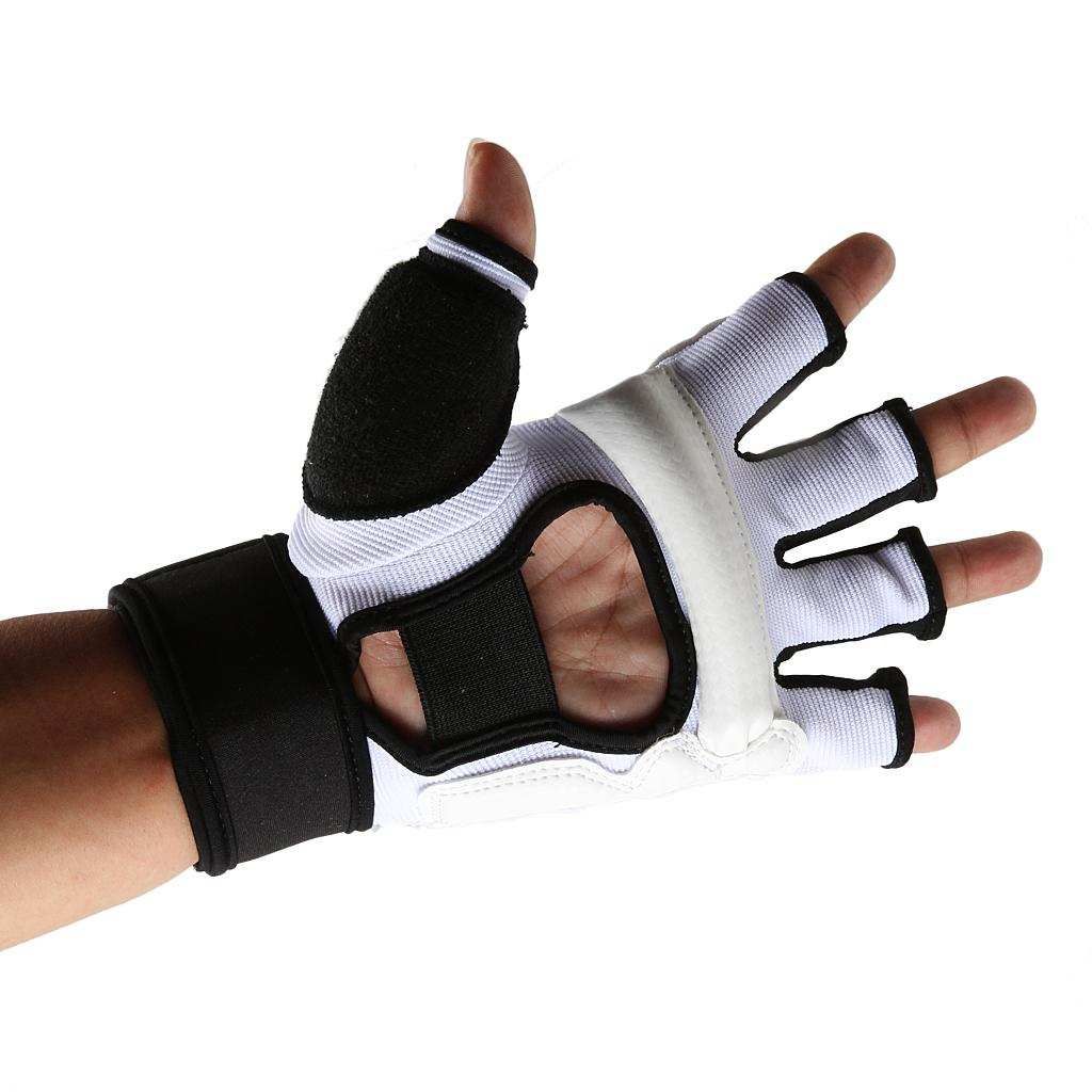 Kids Adults Half Finger Boxing Gloves/Taekwondo/ Muay Thai