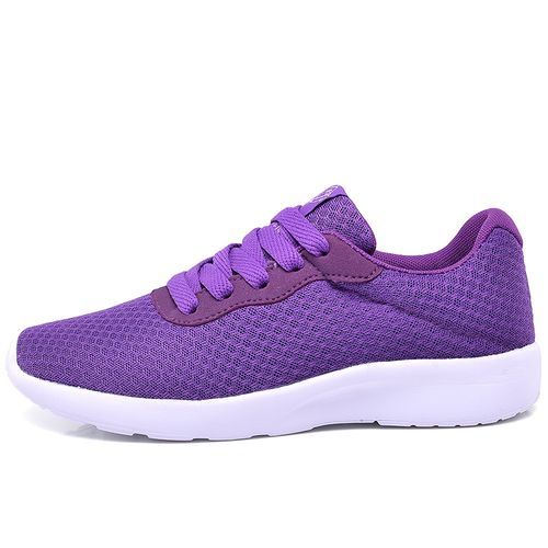 Women Running Shoes Lightweight Breathable Sneakers(Purple)