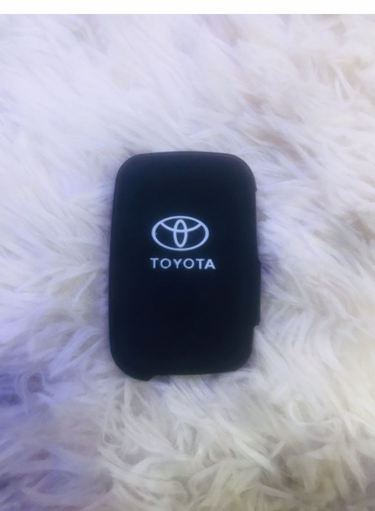 Toyota 4button Silicon Remote Key Case Cover Black
