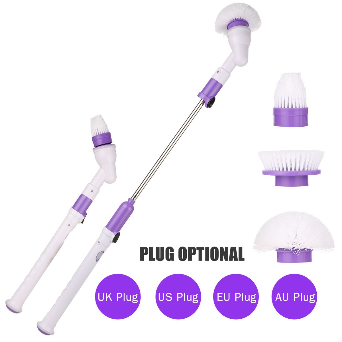 Electric Spin Brush Cordless Rechargeable Bathroom Cleaning