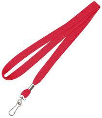 25pcs Red I.D Card Ropes