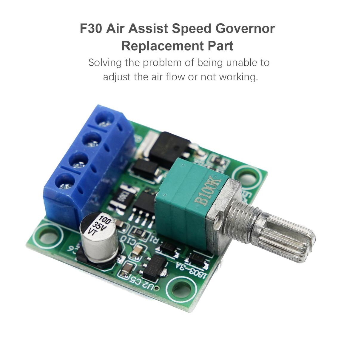 Atomstack F30 Air Assist Speed Governor Replacement Part Airflow Speed-adjusting Board Laser Engraver Accessory