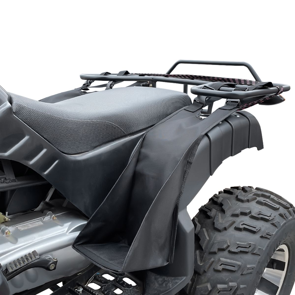 2pcs ATV Rear Passenger Foot Pegs Adjustable Foldable