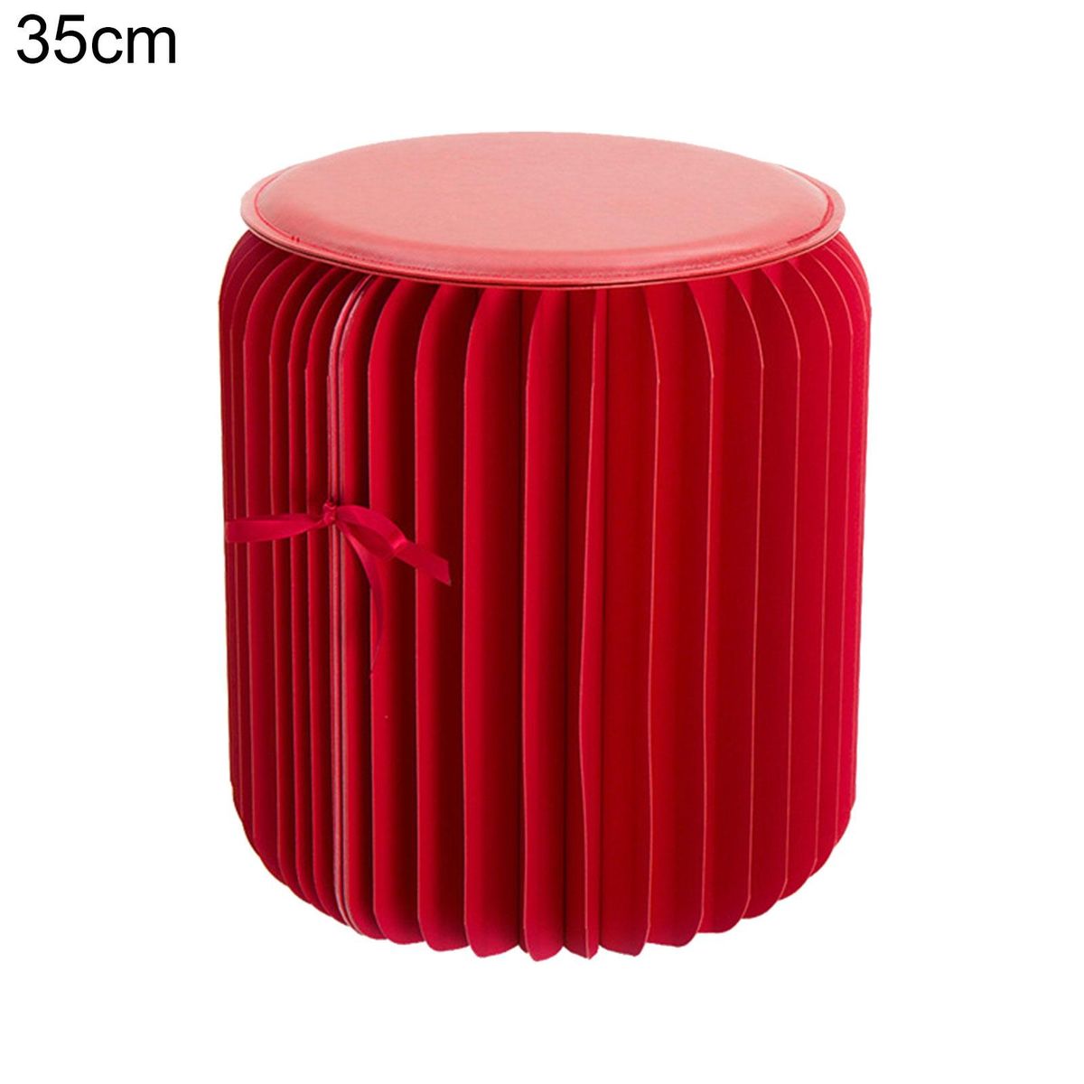 28/35/42cm Retractable Stool Foldable Portable Camping-Red