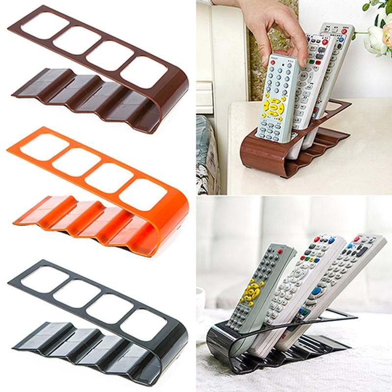 VCR DVD TV Remote Control CellPhone Stand Holder 4-Coffee