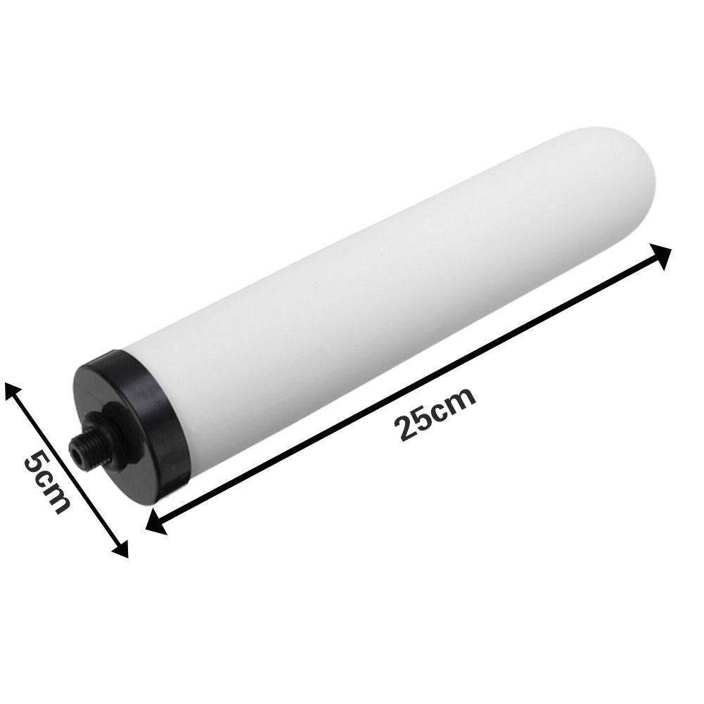 Kitchen Water Filter Candle Faucet Desktop Activated Water 10" Replacement Purifier Carbon Ceramic Household Filters Washable
