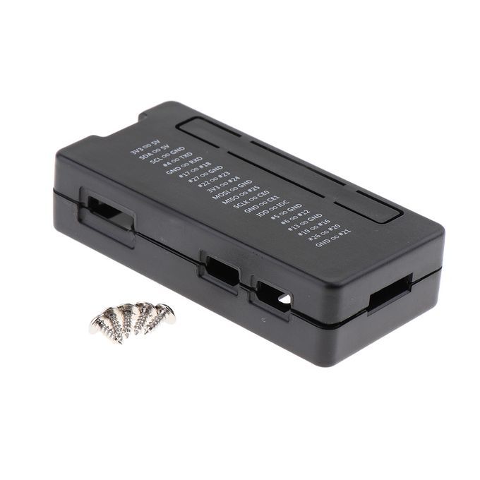 Black ABS Case Shell Protective Cover Enclosure Box For Raspberry Pi