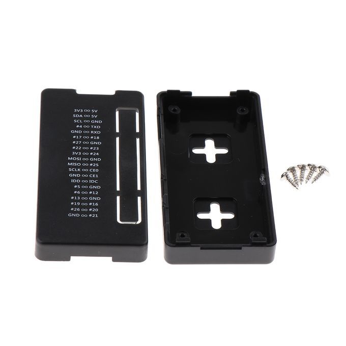 Black ABS Case Shell Protective Cover Enclosure Box For Raspberry Pi