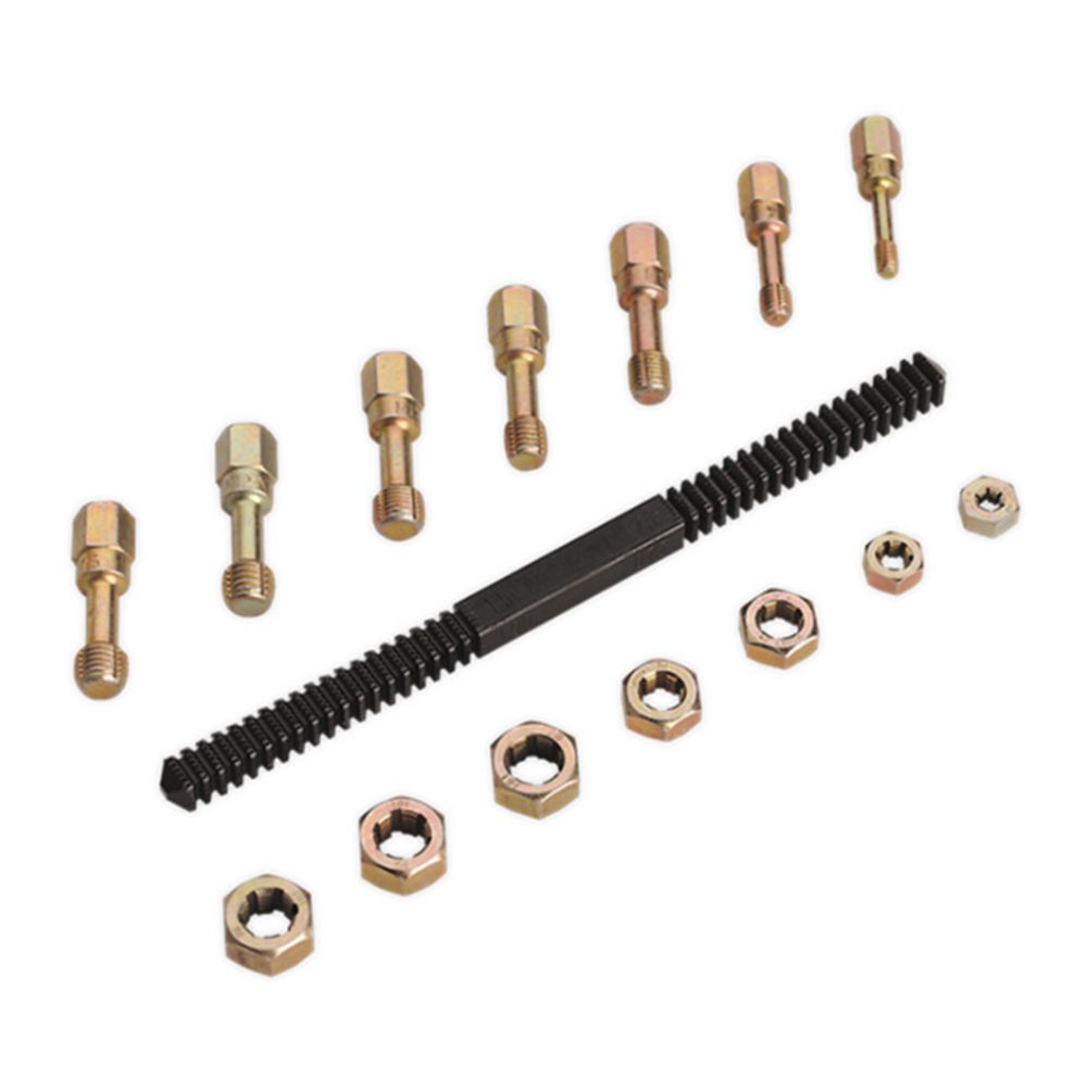 42Pcs Rethread Reapir Tools Kit Metric File Thread File