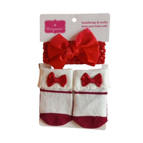 Head Wrap And Socks For Girls