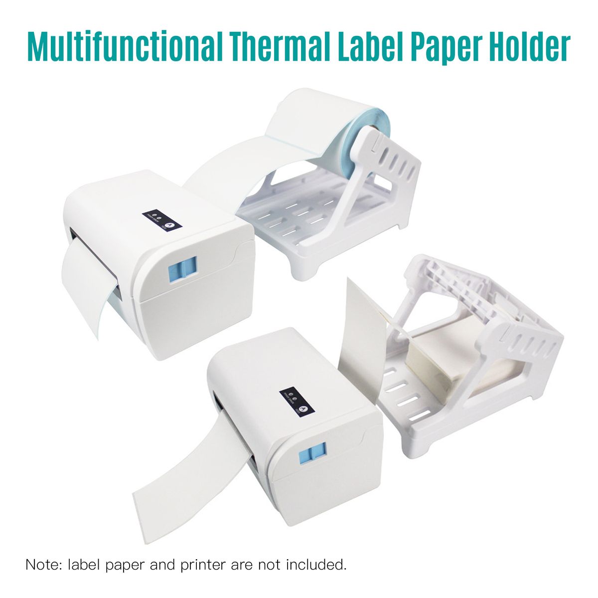 Label Holder For 4x6 Shipping Labels Printer Rolls And