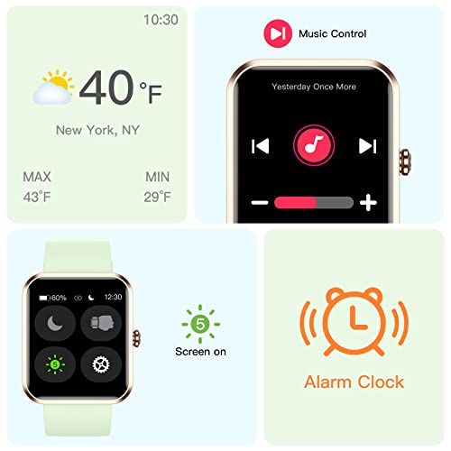 Pautios Smart Watch 42 Mm Fitness  Health Tracker For Women