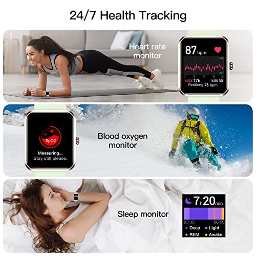Pautios Smart Watch 42 Mm Fitness  Health Tracker For Women