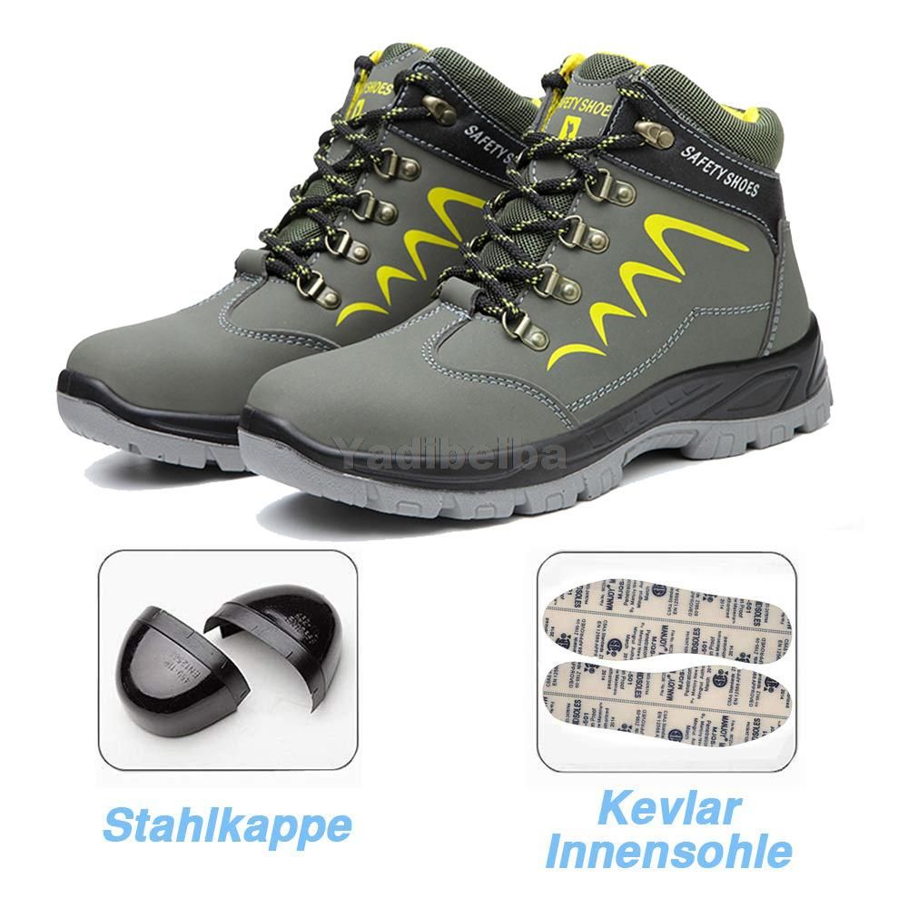 Safety Work Boots For Men Waterproof Steel Toe Cap Boots