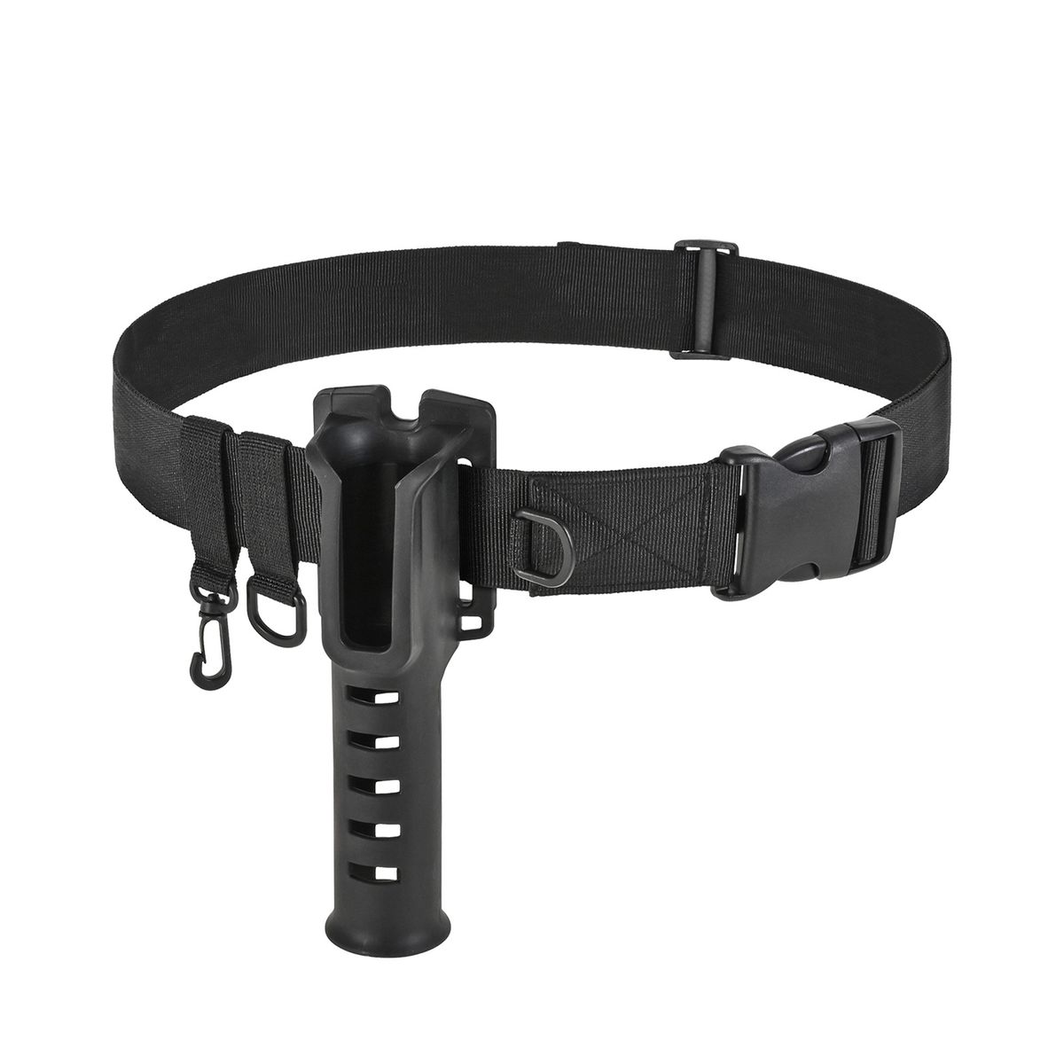 Fishing Rod Waist Bracket Outdoor Fishing Pole Inserter Rod Black