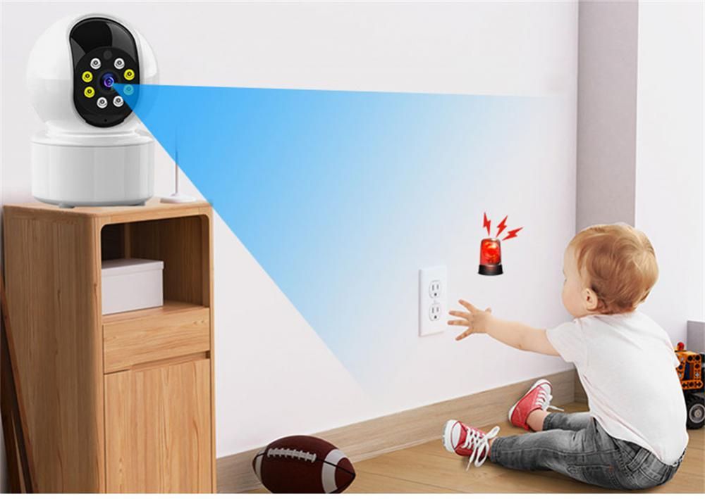 1080p Hd Mini Wifi Ip Camera Security Home Cctv Camera Dual Light Source Wifi Wireless Camera Home Remote Mobile Phone Indoor