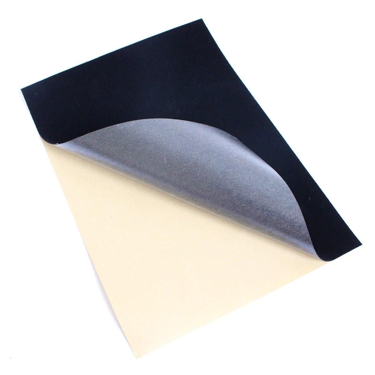 Waterproof Flocking Adhesive Sheets with Sticky Glue Back for DIY Crafts Furniture Non-slip Pads 10pcs/set