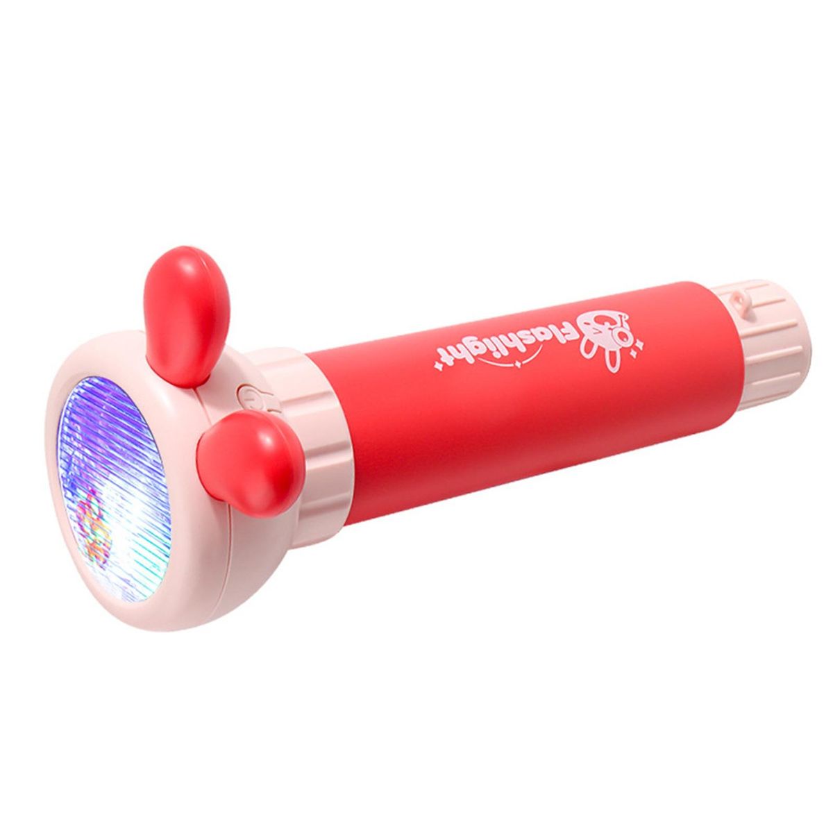 Kaleidoscope Projection Lamp for Children Kaleidoscope Flashlight Toy Pink