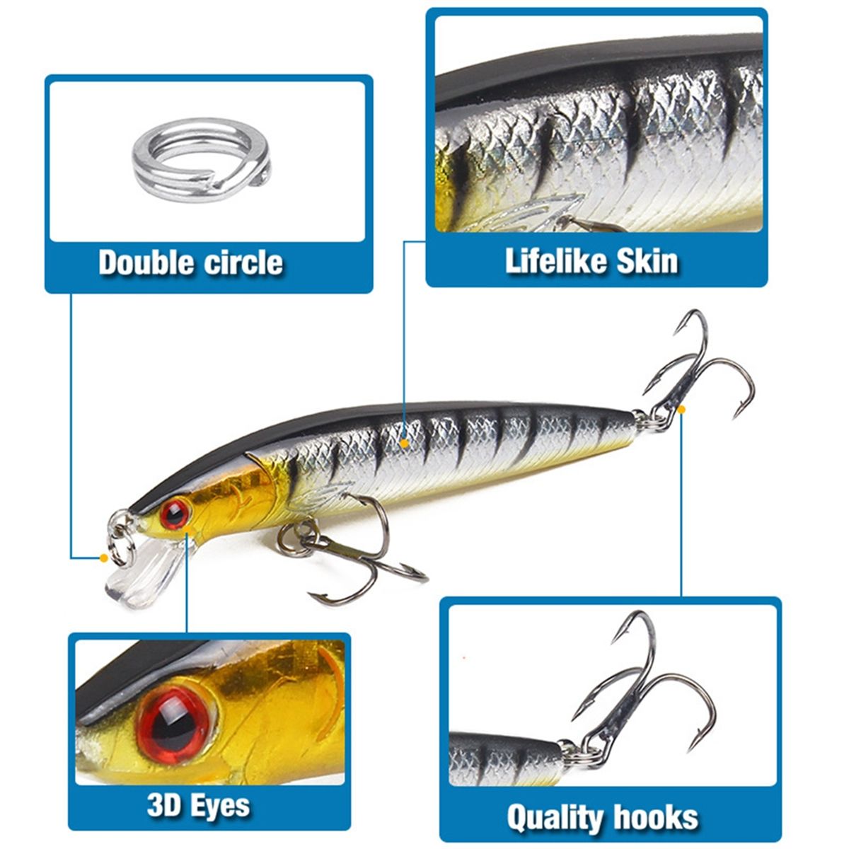 Outdoor Fishing Bait Floating Rattle Bead Imitation Bait