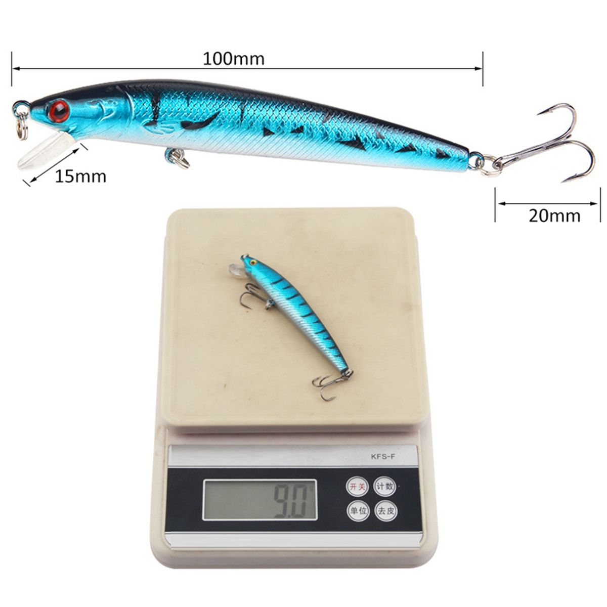 Outdoor Fishing Bait Floating Rattle Bead Imitation Bait