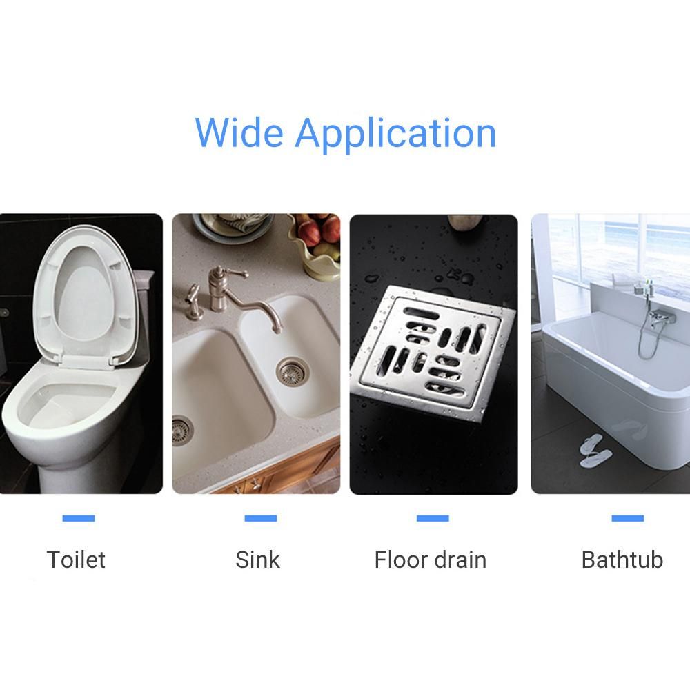3 Pack Plumbing Drain Snake Clogged Drains Snake Auger Hair Clog Remover Shower Toilet Sink Cleaner