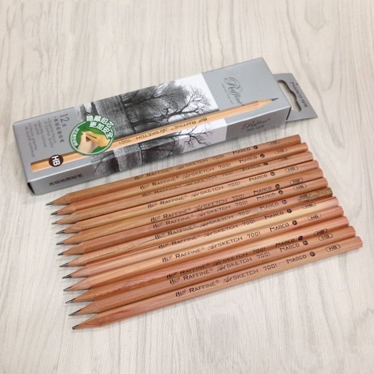 10 PCS Drawing Writing Sketch Wooden Pencil Pre-sharpened HB Art Graphite Pencils