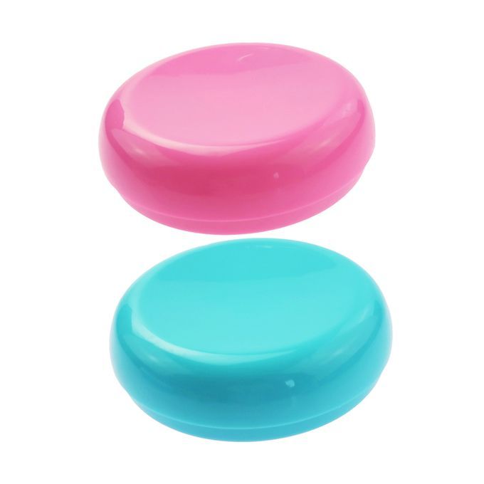 2pcs Round Magnetic Sewing Pin Cushion Pin Holder Caddy Storage Sewing