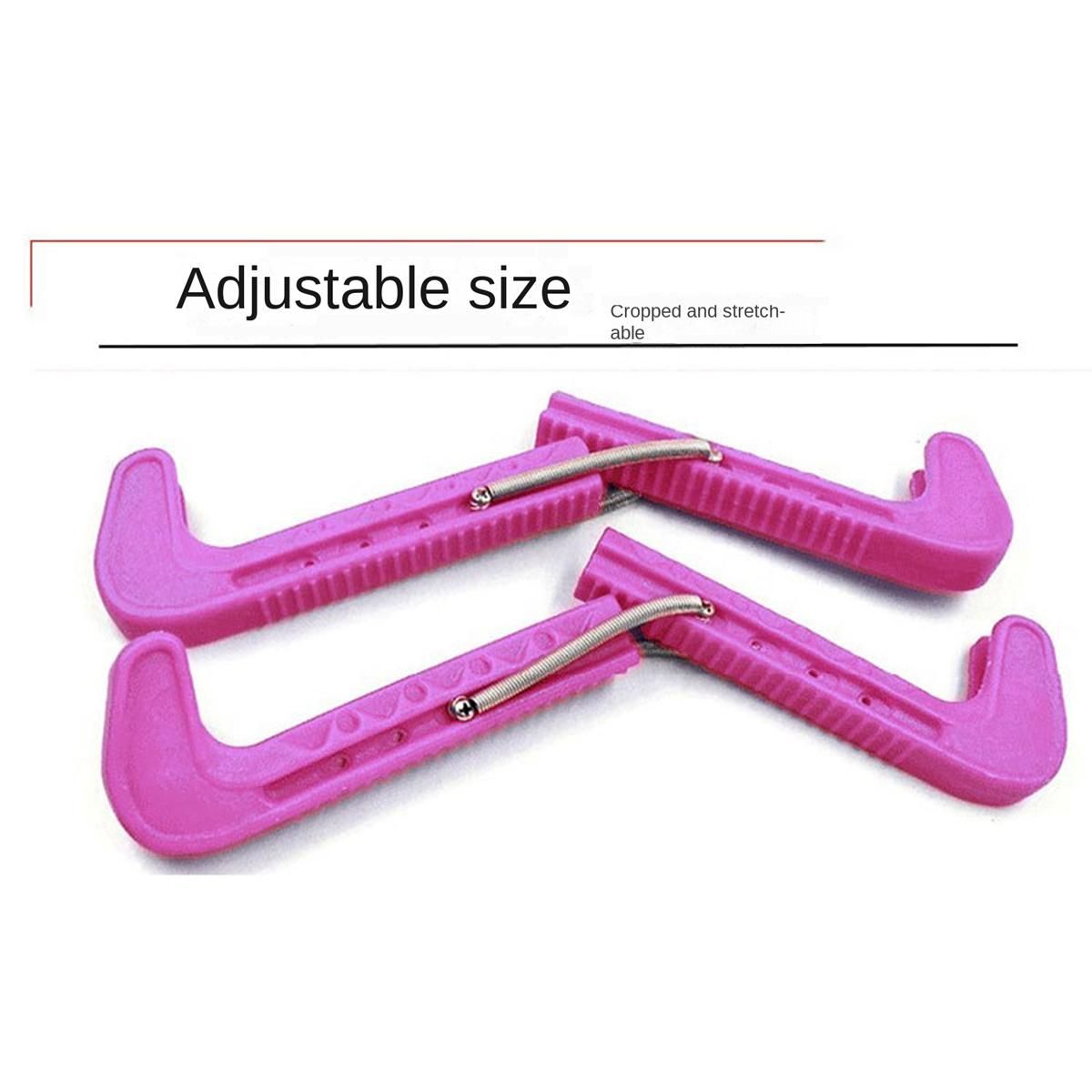 1 Pair Adjustable Ice Hockey Figure Skate Blade Covers,